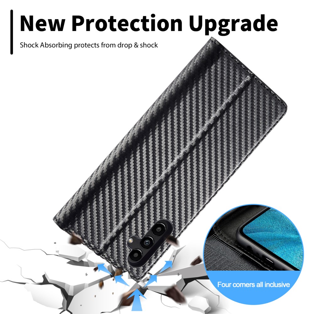 Pouzdro na Samsung Galaxy S25 LC.IMEEKE Carbon vertical