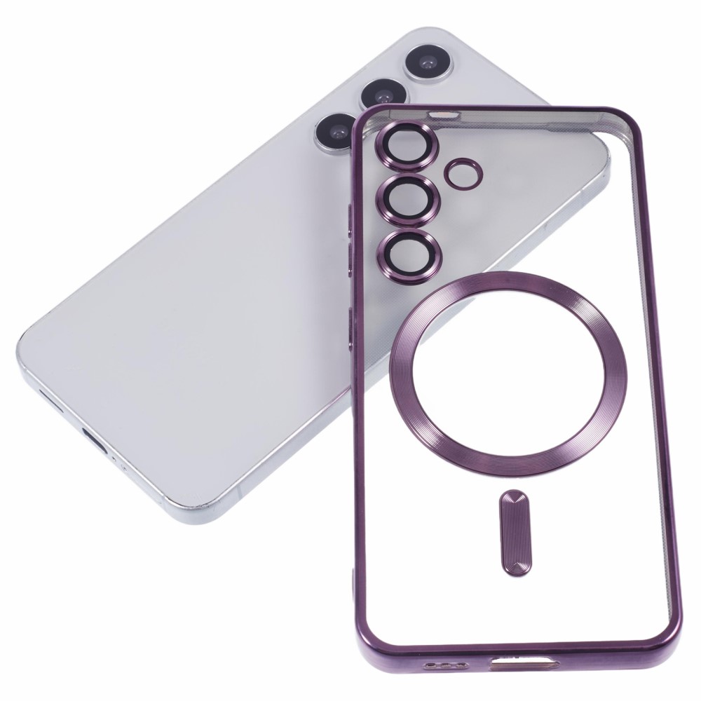 Kryt na Samsung Galaxy S24 s podporou MAGSAFE fialový