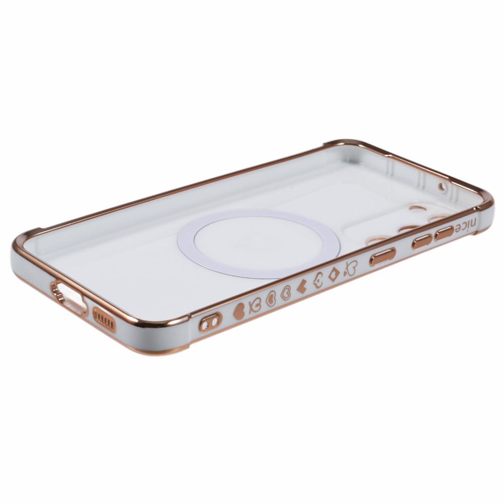 Kryt na Samsung Galaxy S23 Srdíčko s podporou MagSafe blý