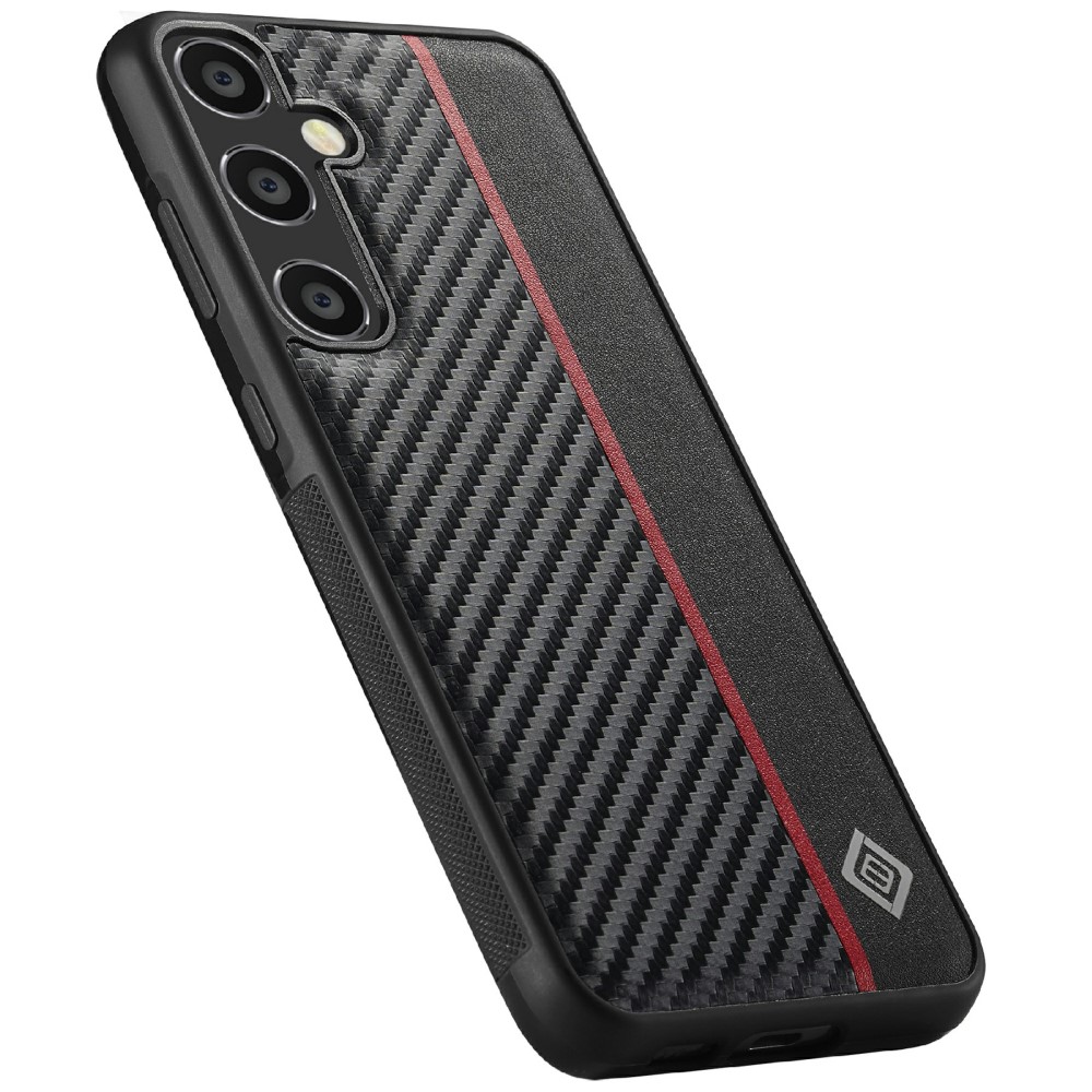 Kryt na Samsung Galaxy S25 odolný LC.IMEEKE Carbon černý