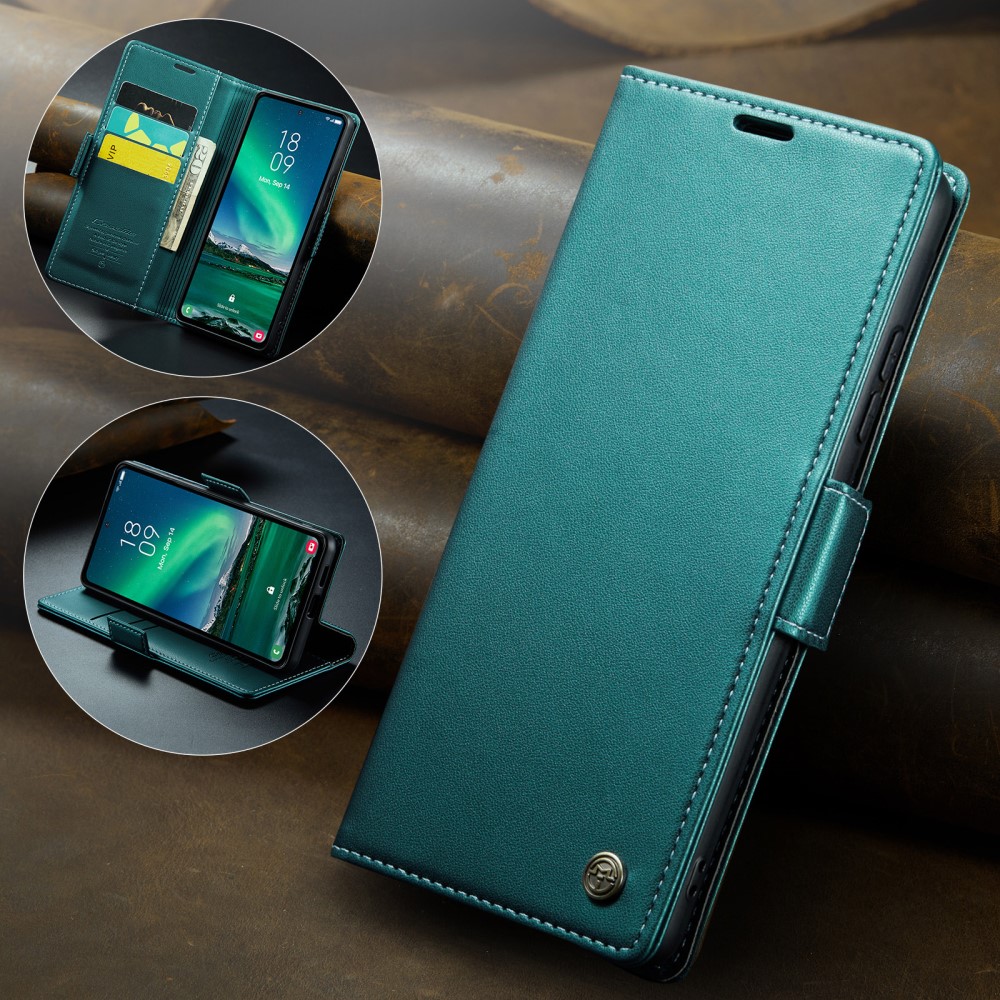 Pouzdro na Samsung Galaxy S24 FE CASEME smooth zelený