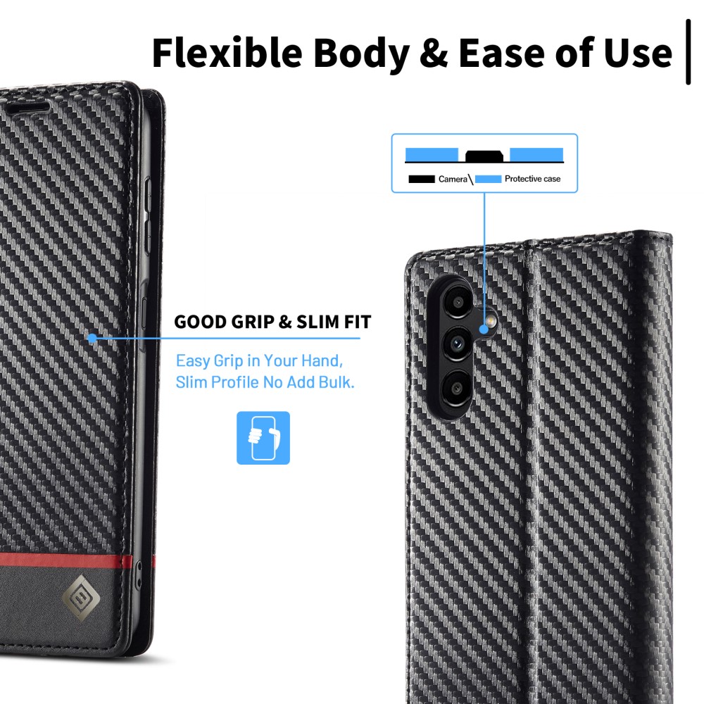 Pouzdro na Samsung Galaxy S24 FE Carbon horizontal