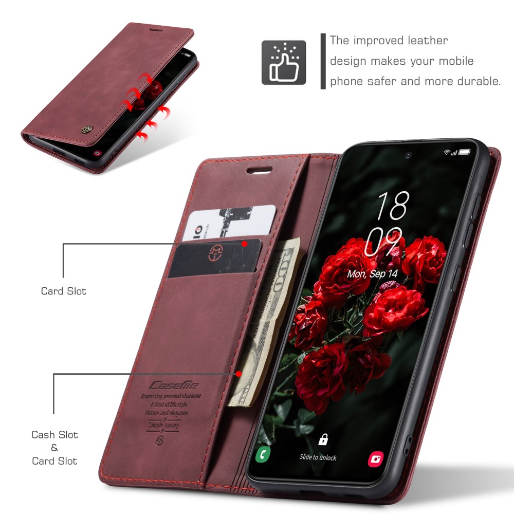 Pouzdro na Samsung Galaxy S24 FE CASEME červené