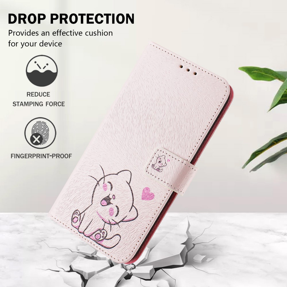 Pouzdro na Samsung Galaxy S24 FE kotě růžové