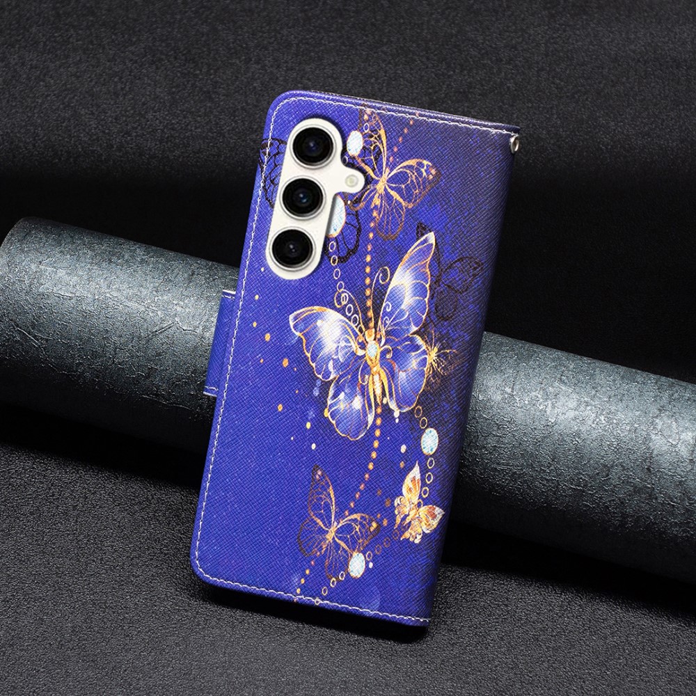 Pouzdro na Samsung Galaxy S23 FE Motýl fialové