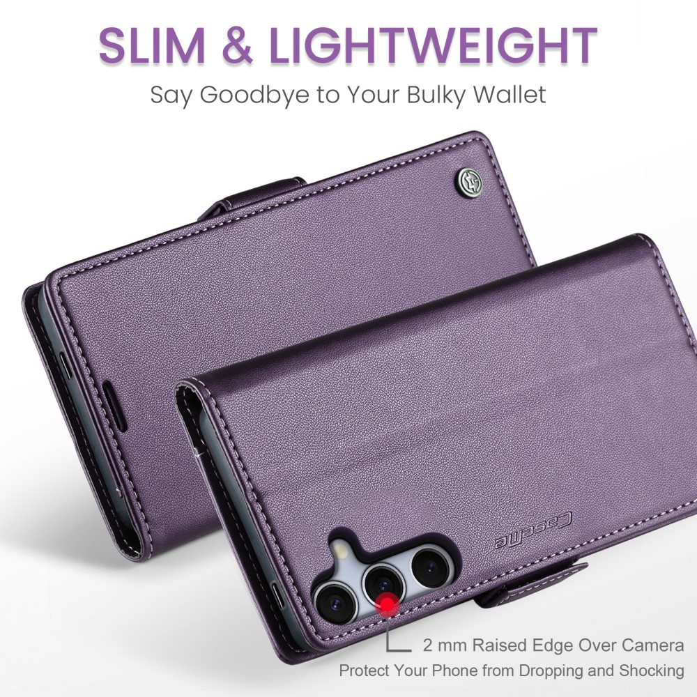 Pouzdro na Samsung Galaxy S25+ CASEME smooth fialové