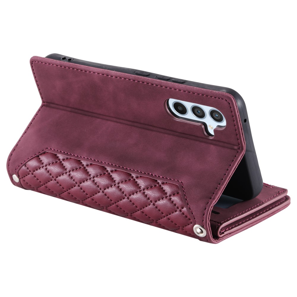 Pouzdro na Samsung Galaxy S25+ Luxury Double Layer vínové