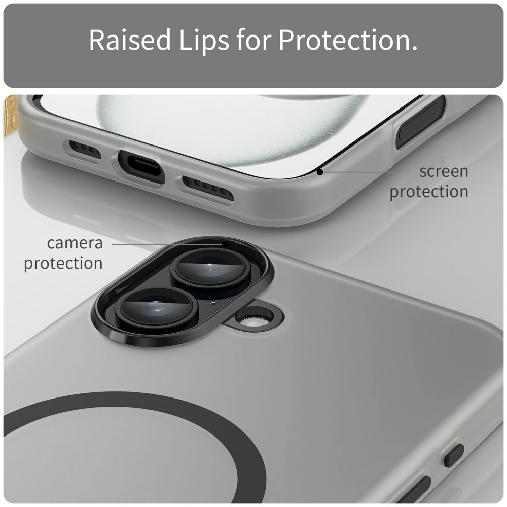 Kryt na iPhone 16 Plus Candy s podporou MAGSAFE černý