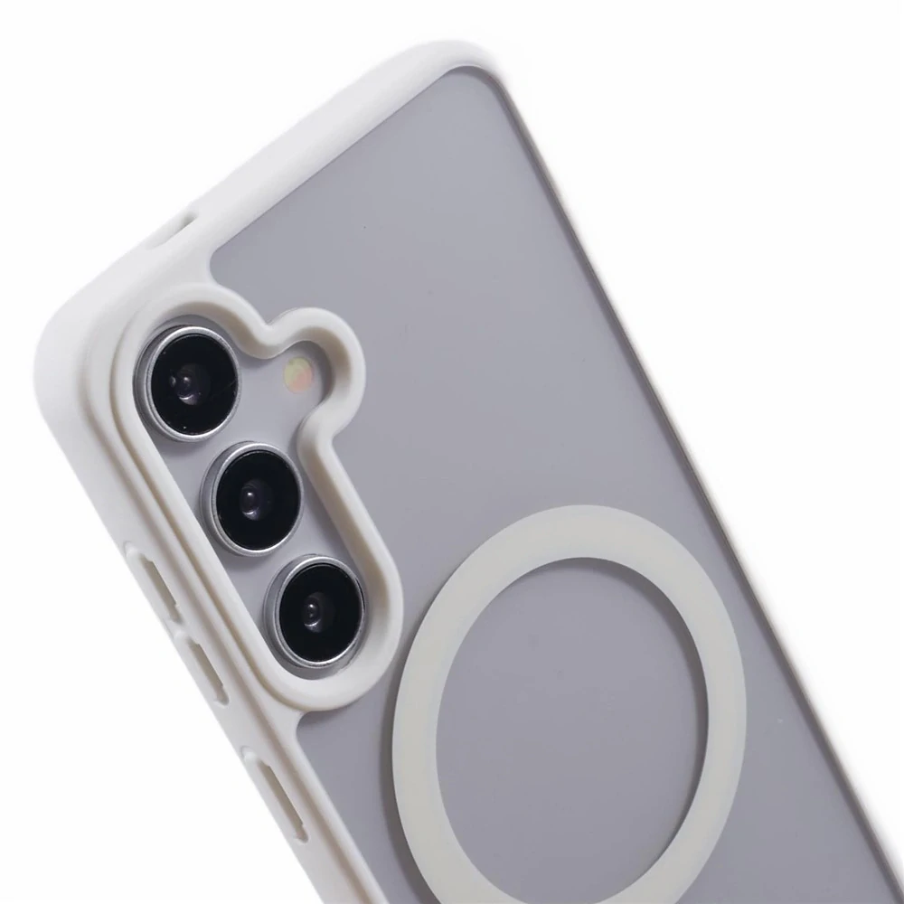 Kryt na Samsung Galaxy S24+ matný s podporou MagSafe bílý