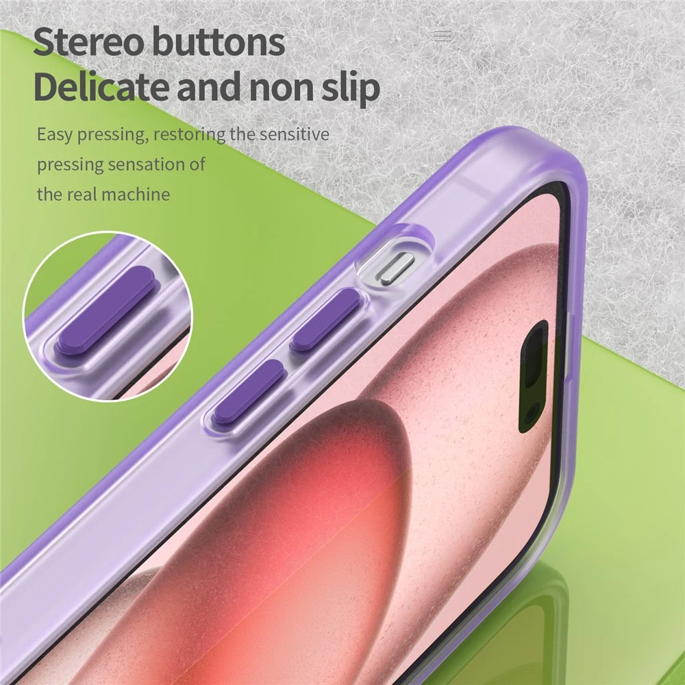 Kryt na iPhone 15 Plus Candy s podporou MAGSAFE fialový