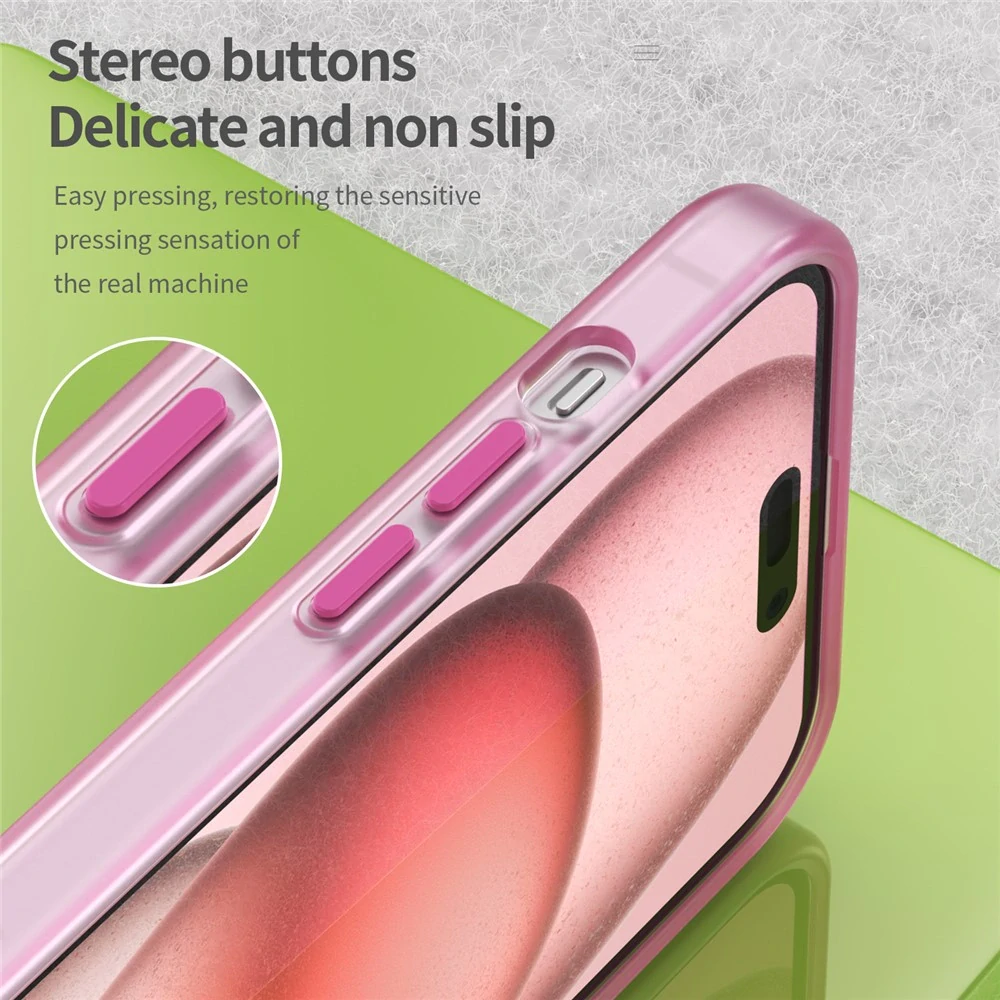 Kryt na iPhone 15 Plus Candy s podporou MAGSAFE růžový