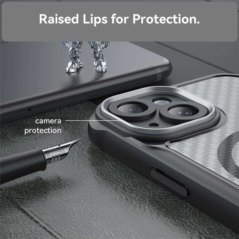 Kryt na iPhone 15 Plus odolný s podporou Magsafe černý