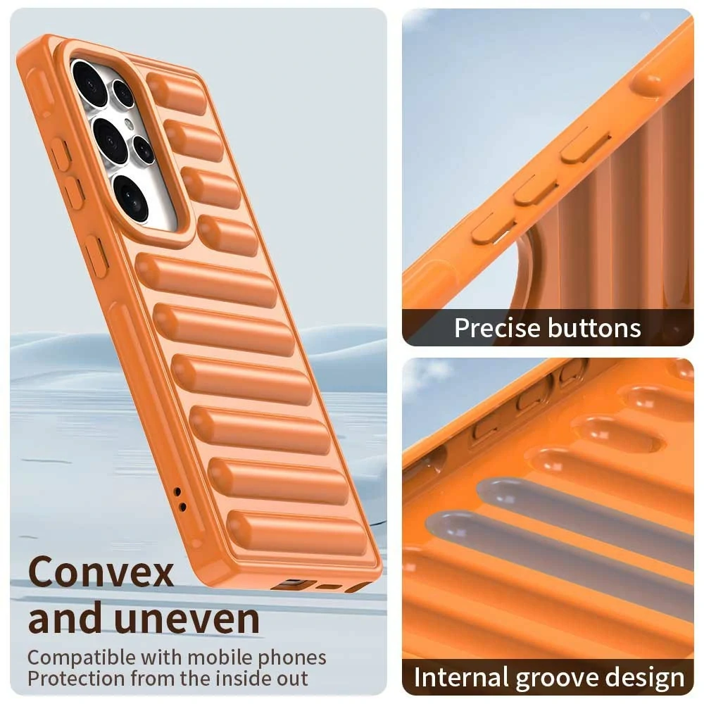 Kryt na Samsung Galaxy S25 Ultra Capsule oranžový