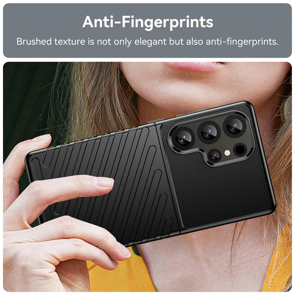 Kryt na Samsung Galaxy S25 Ultra lines černý