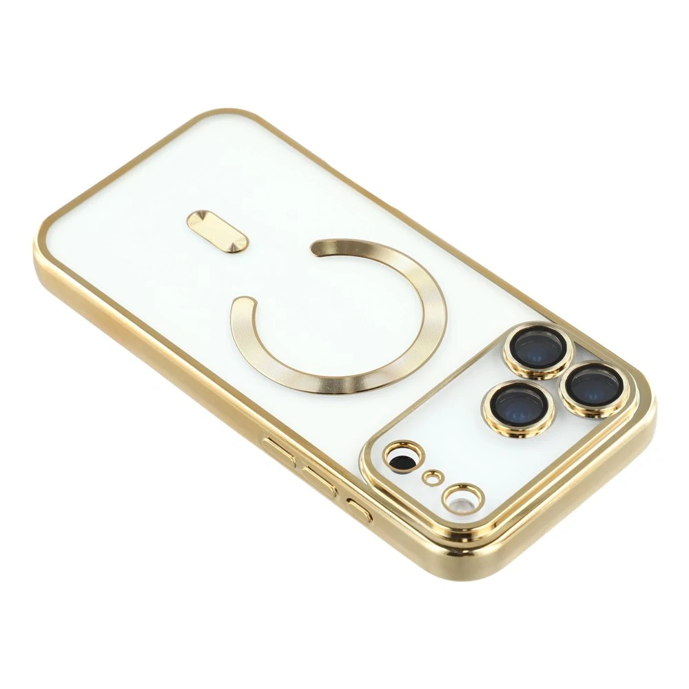 Kryt na iPhone 17 Pro Max s podporou MAGSAFE zlatý