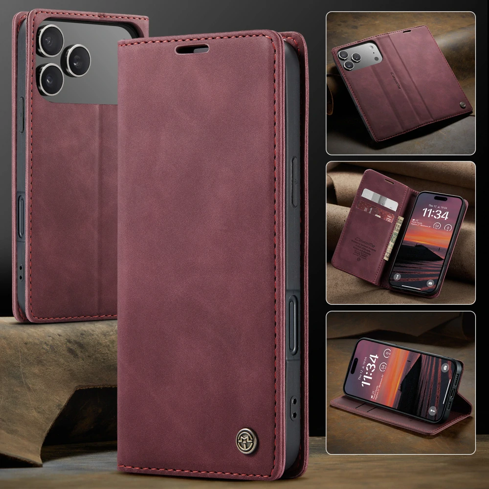 Pouzdro CASEME pro iPhone 17 Pro Max červené