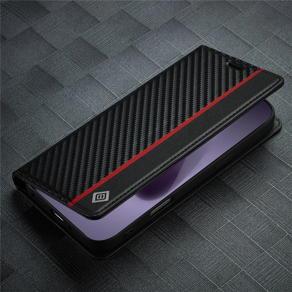 Pouzdro pro iPhone 17 Pro Max LC.IMEEKE Carbon Vertical