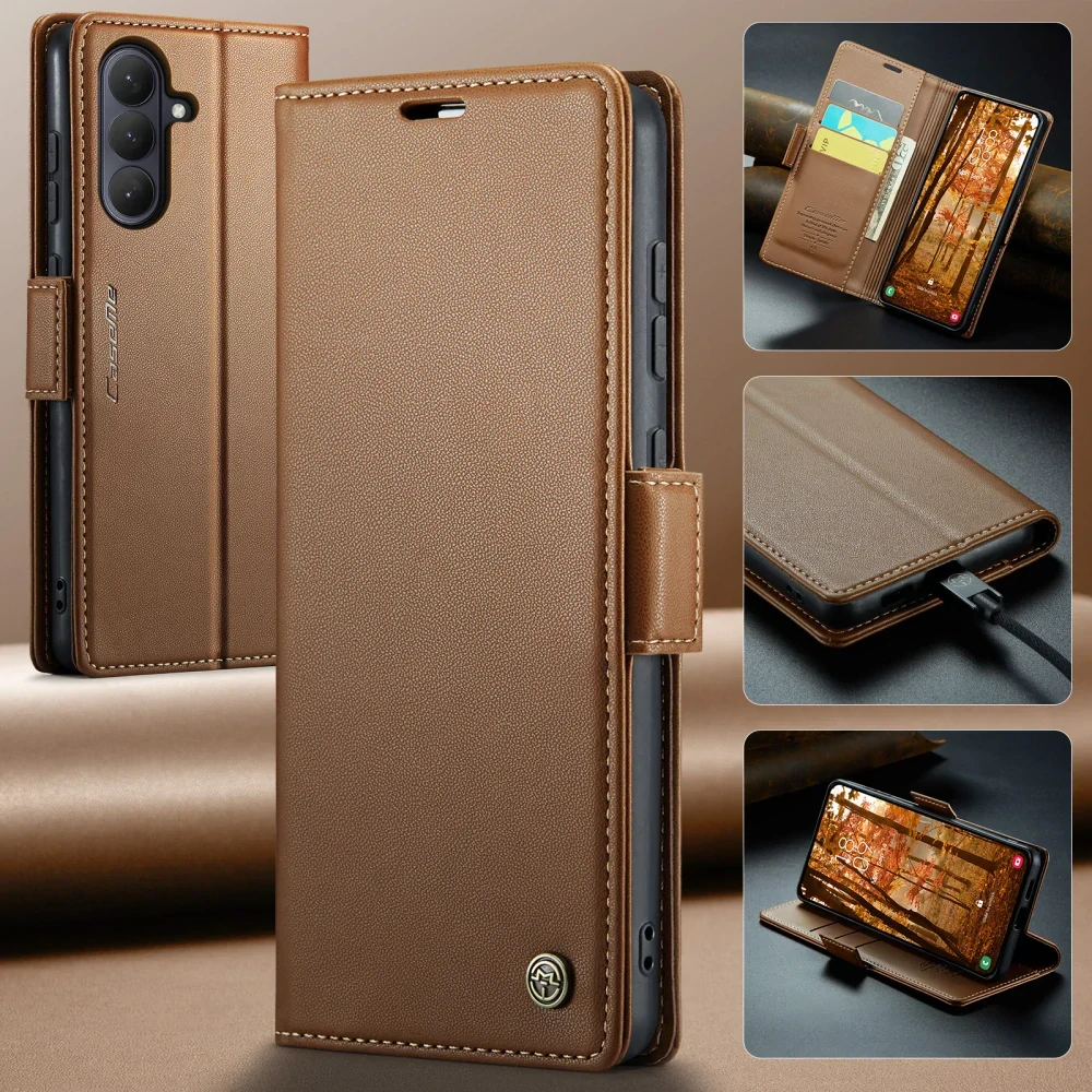 Pouzdro na Samsung Galaxy S26 CASEME smooth zelené