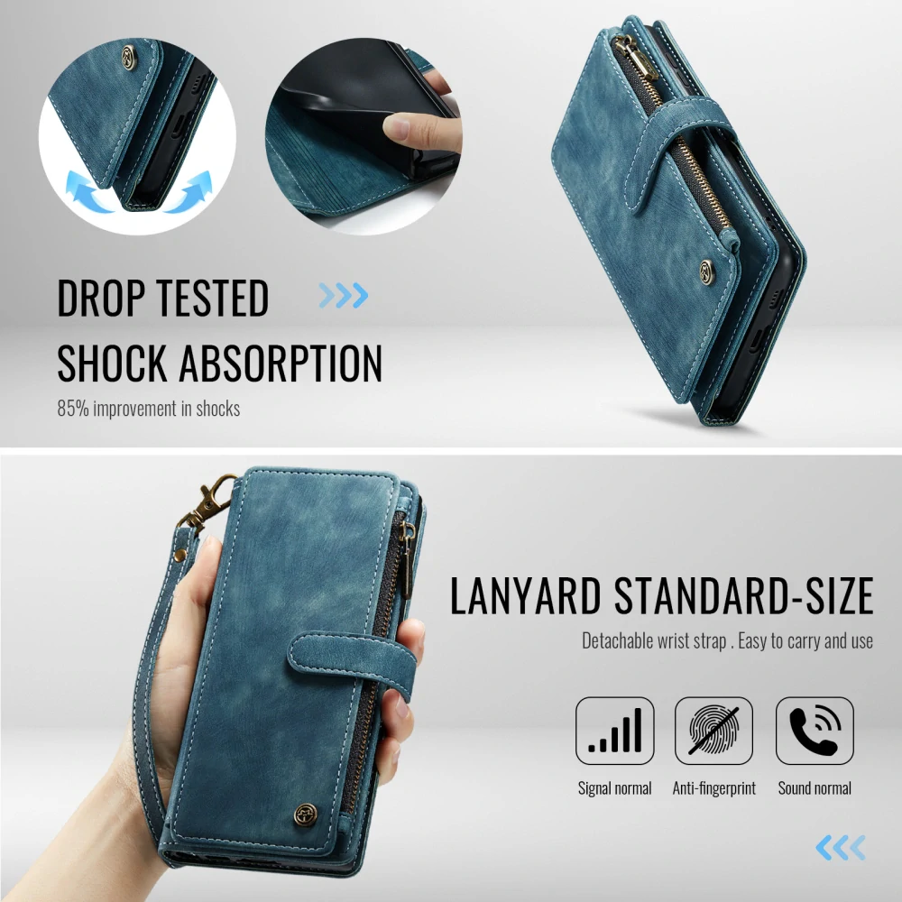 Pouzdro na Samsung Galaxy S26 CASEME Deluxe modré