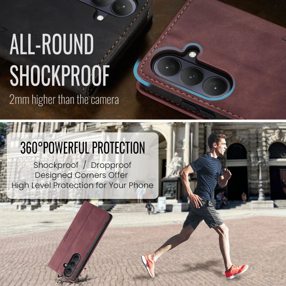 Pouzdro na Samsung Galaxy S26 CASEME červené