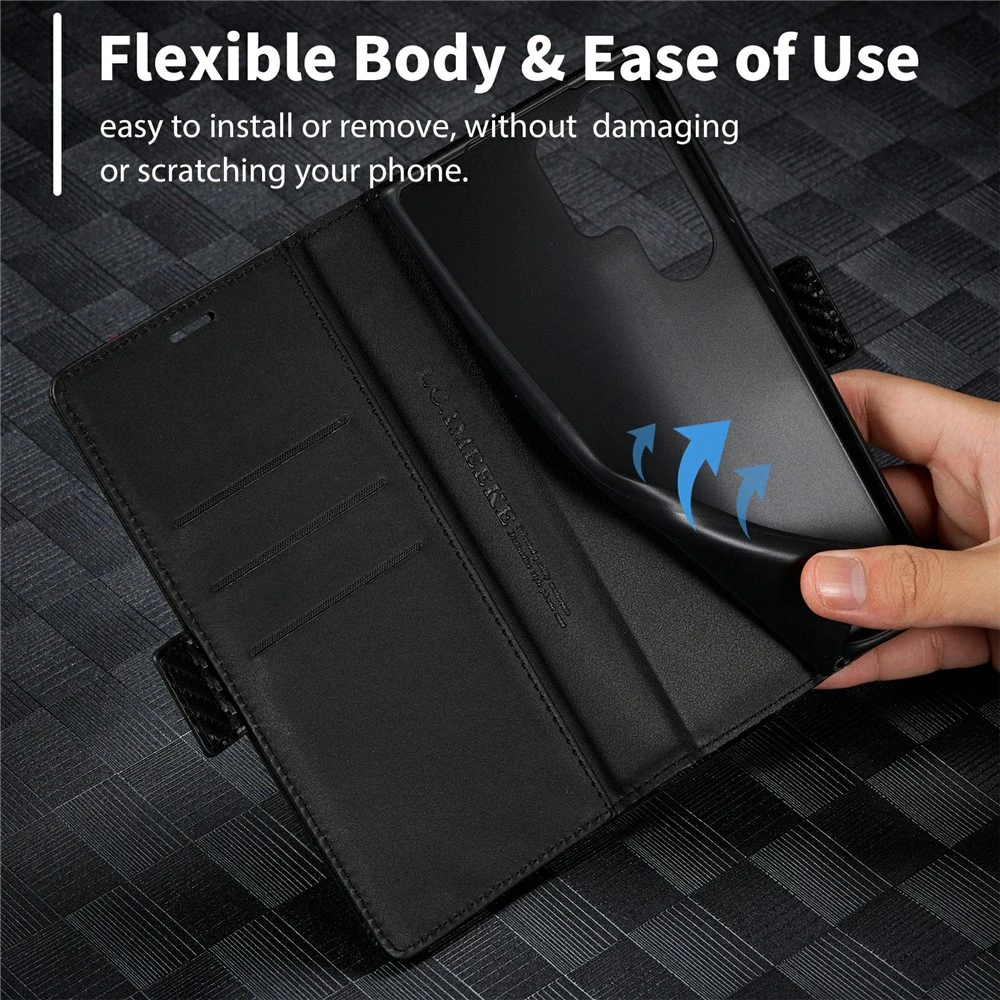 Pouzdro na Samsung Galaxy S26 Ultra Carbon horizontal