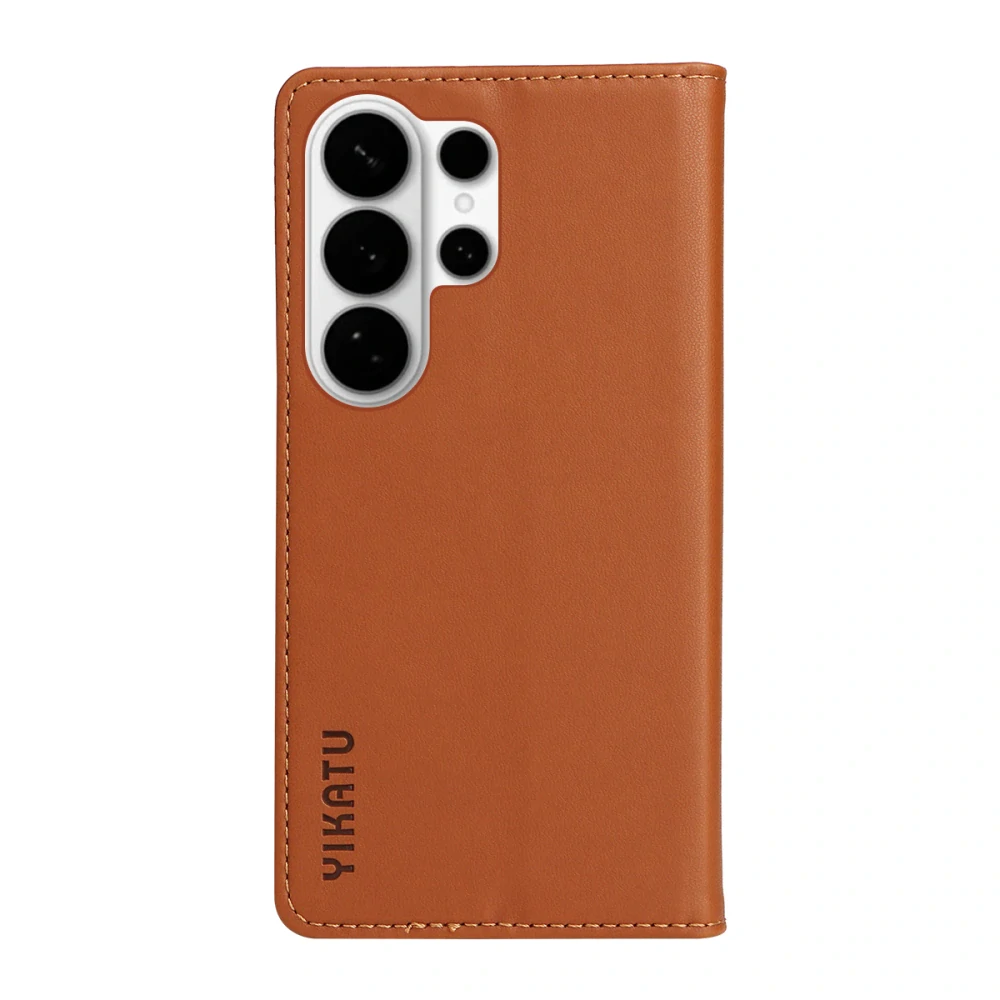 Pouzdro na Samsung Galaxy S26 Ultra Yikatu hnědé