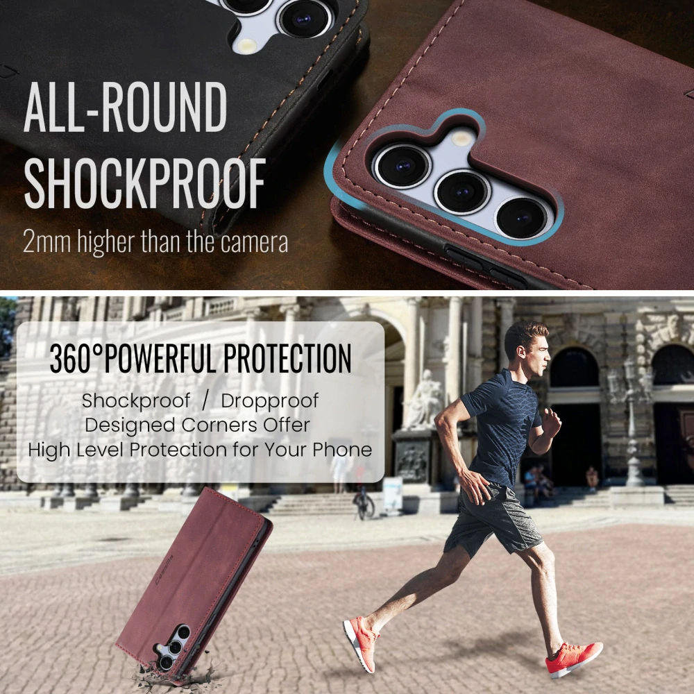 Pouzdro na Samsung Galaxy S25 FE CASEME červené
