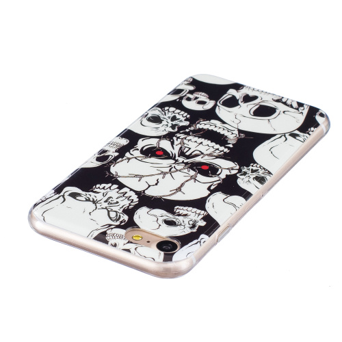 Kryt na iPhone 7 / 8 / SE ( 2020 / 2022 ) svítící lebka Creepy Skull