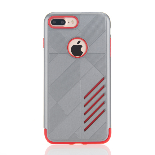 Kryt na iPhone 7 Plus / 8 Plus Superior šedý / červený