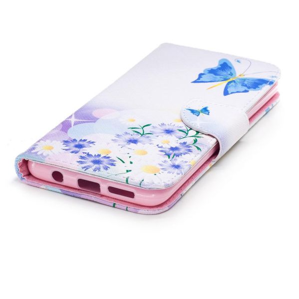 Pouzdro pro Samsung Galaxy S9 Motýli bílé