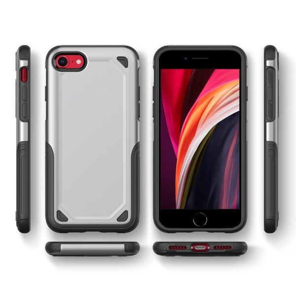 Kryt na iPhone 7 / 8 / SE ( 2020 / 2022 ) odolný Rugged stříbrný