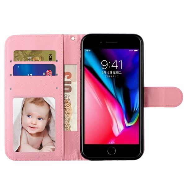 Pouzdro pro iPhone 7 / 8 / SE ( 2020 / 2022 ) Medvídek růžové