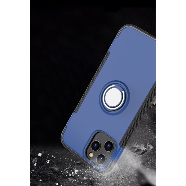 Kryt na iPhone 12 / 12 Pro odolný Magnetic finger červený