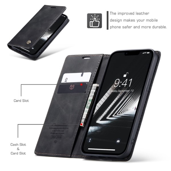 Pouzdro CASEME pro iPhone 14 černé