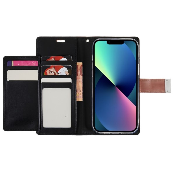 MERCURY iPhone 14 pouzdro RICH DIARY hnědé