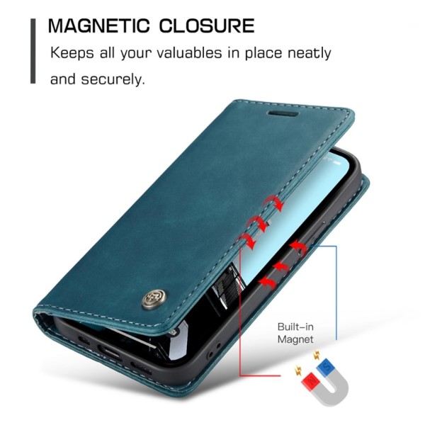 Pouzdro CASEME pro iPhone 14 Pro modré