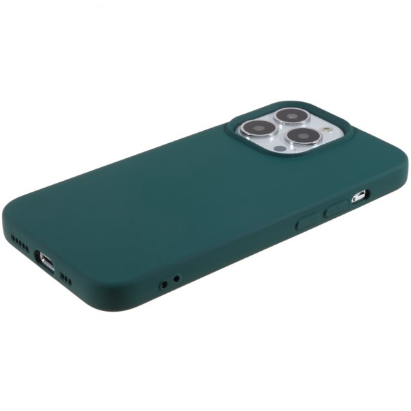Kryt na iPhone 12 Pro Max gumový tmavě zelený