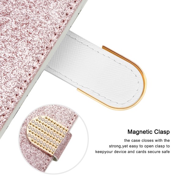 Pouzdro pro iPhone 12 Pro Max Glitter růžové