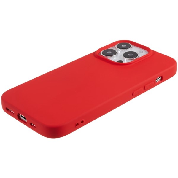 Kryt na iPhone 14 Pro Max gumový červený