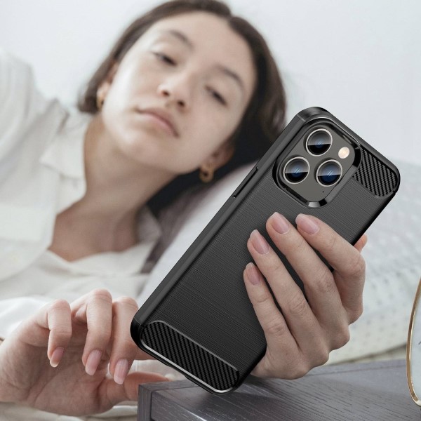 Kryt na iPhone 14 Pro Max Carbon černý