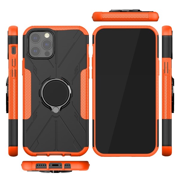 Kryt na iPhone 12 / 12 Pro odolný Tire 2 oranžový