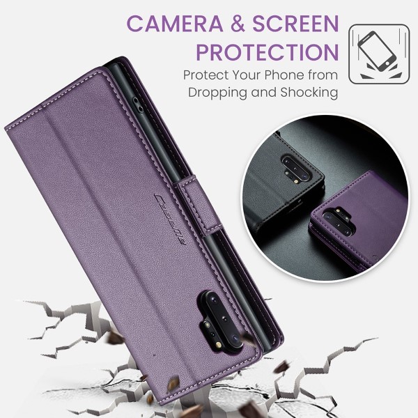 Pouzdro na Samsung Galaxy Note 10 Plus CASEME smooth fialové