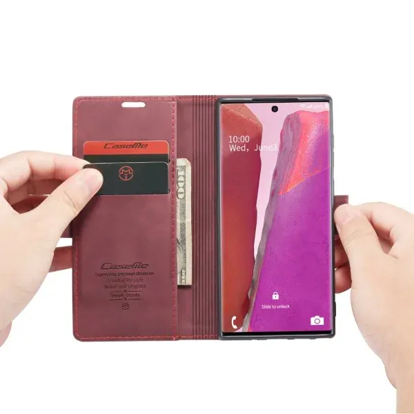 Pouzdro na Samsung Galaxy Note 20 CASEME červené