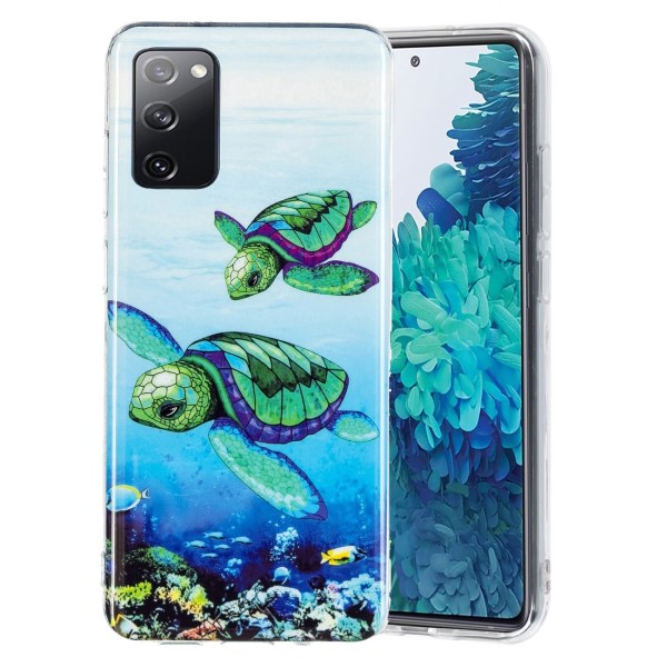 Kryt na Samsung Galaxy S20 FE svítící Želva