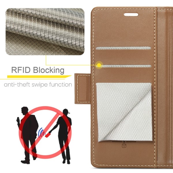 Pouzdro na Samsung Galaxy S20 Plus CASEME smooth hnědé