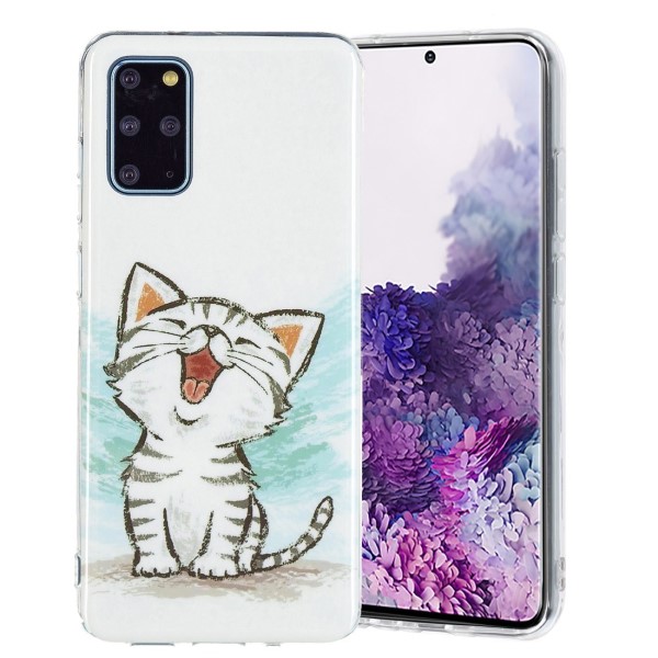 Kryt na Samsung Galaxy S20 Plus svítící Kotě