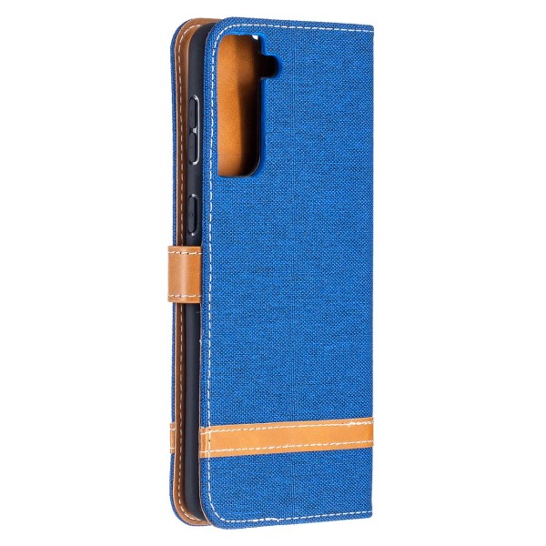 Pouzdro na Samsung Galaxy S21 Plus Jeans modré