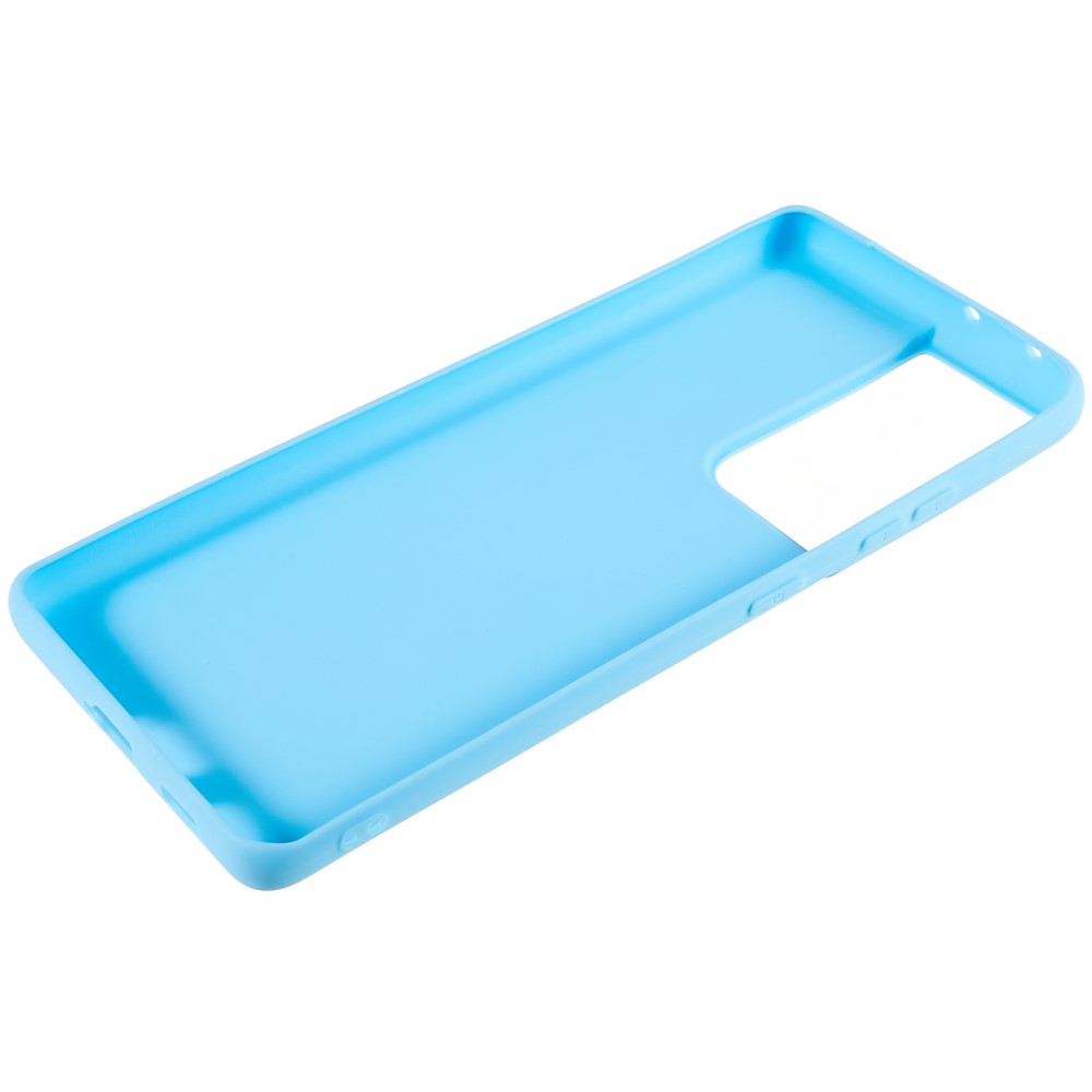 Kryt na Samsung Galaxy S21 Ultra Silikonový světle modrý