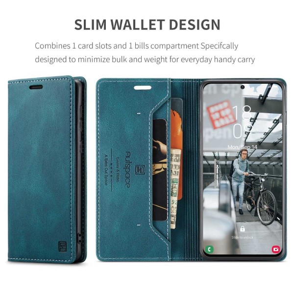 Pouzdro na Samsung Galaxy S21 FE AUTSPACE modré