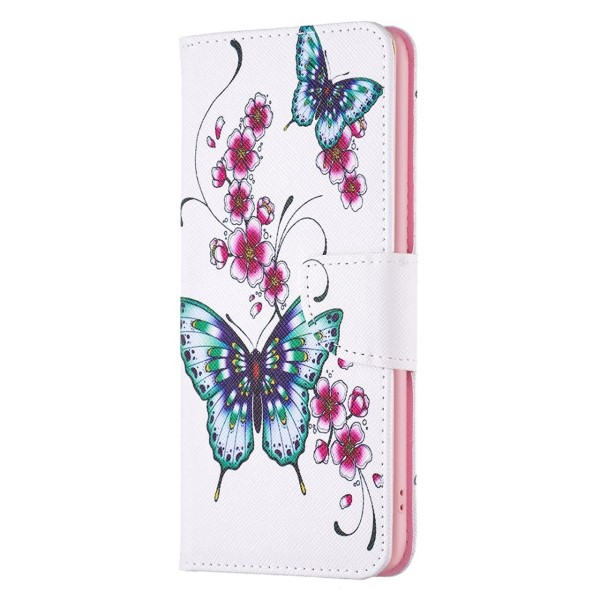 Pouzdro na iPhone 14 Pro Max Motýl bílé